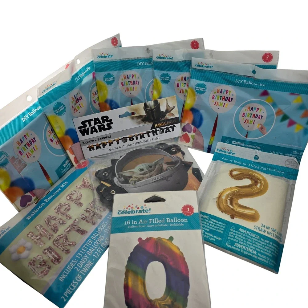 Birthday Party Decoration Bundle Balloons Banners DIY Kits Star Wars‎